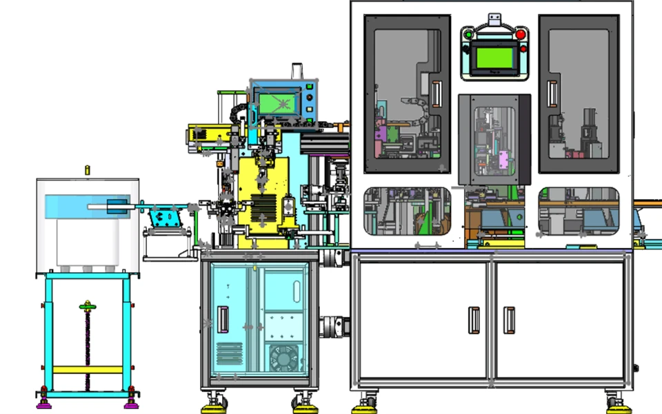 Dikey CNC Toroidal Bobin Sarma Sistemi